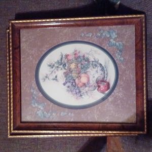 Two oil paintings fruit basket in a bowl or fruits in a bowl the painter is a f